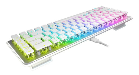 Clavier gaming optique et mécanique filaire Turtle Beach - Vulcan II Mini - Blanc