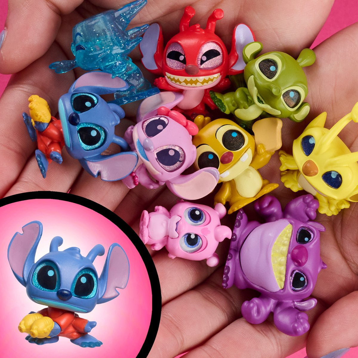Doorables Stitch Coffret collector, Doorables Disney, Figurine a collectionner de 3,8 cm, Des 5 ans