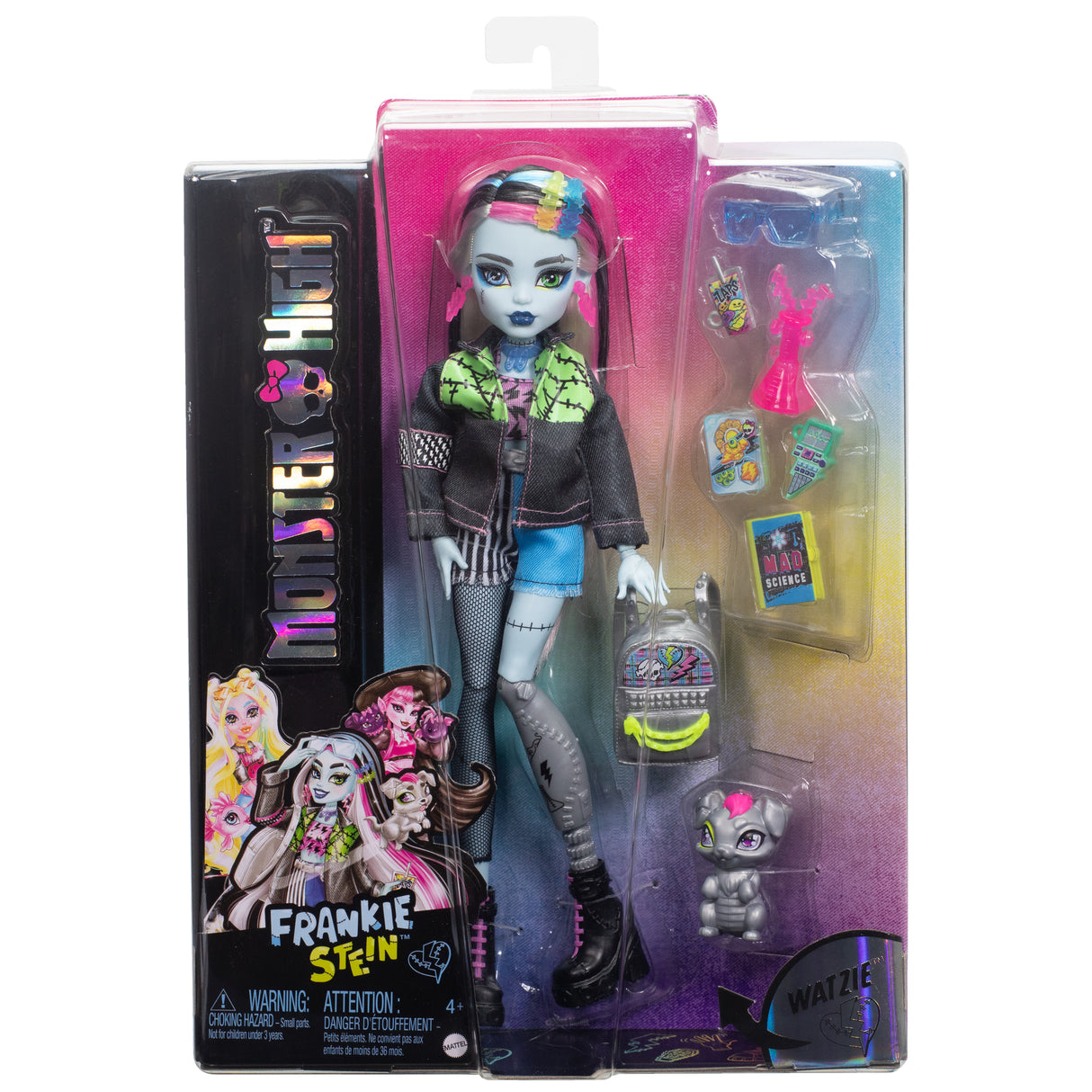 Monster High-Poupée Frankie Stein-Poupée avec animal et accessoires HXH73