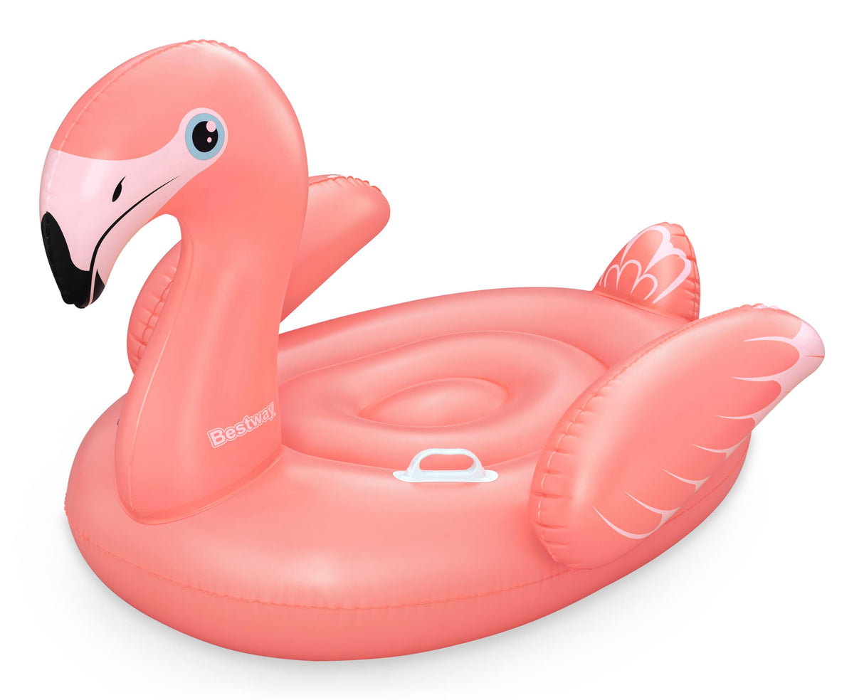 Bouée a chevaucher - Bestway - Flamant rose - 138 x 107 cm