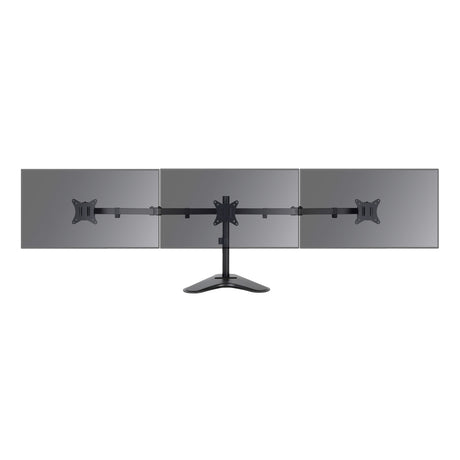 Support triple-écran à poser Tooq DB1704TN 13"-27" (7kg max) (Noir)