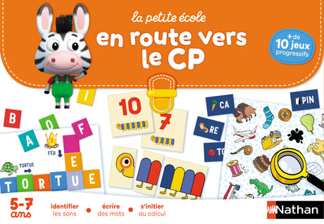 Coffret éducatif - NATHAN - La petite école - En route vers le CP ! - Jeux progressifs - Mixte