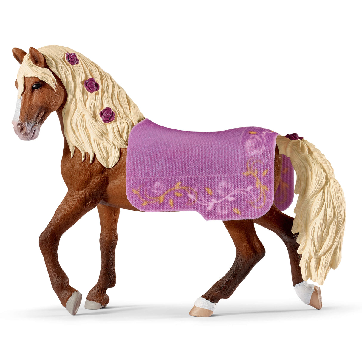 Étalon Paso Fino Spectacle équestre, coffret schleich avec 1 cheval schleich et 1 couverture, coffret figurines pour enfants des 5