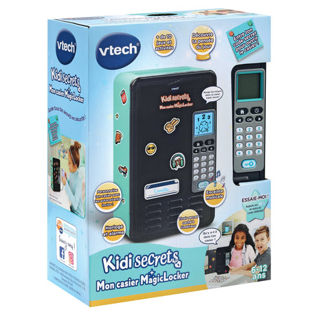 VTECH KIDISECRETS - MON CASIER MAGICLOCKER (BLEU/NOIR)