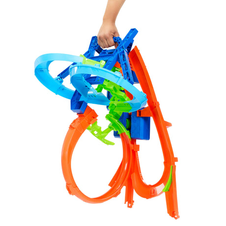 Hot Wheels - Piste Multi Crash - Coffret propulseur motorisé et voiture - Hot Wheels - JFD12