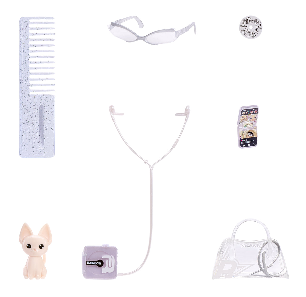 Rainbow High Sparkle & Shine Doll- White
