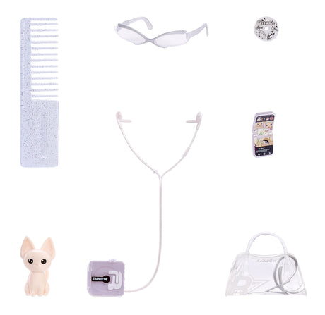 Rainbow High Sparkle & Shine Doll- White
