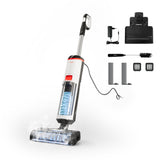 POLTI RollySteam WD10 - Aspirateur Balai Laveur avec Fonction Vapeur - Autonomie illimitée (filaire) - Rayon d'action jusqu'a 6 m