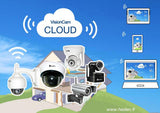 Camera IP VisionCam Cloud, HEDEN, interieur motorisee, V2,4 noir