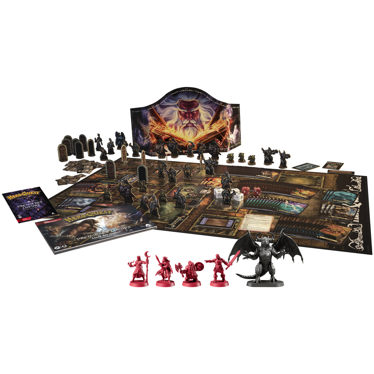 Heroquest Systeme de Jeu First Light, jeu de plateau, Avalon Hill