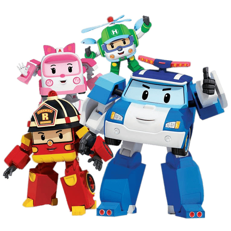 Robot transformable 2-en-1 - ROBOCAR POLI - Roy - 10 cm - Des 3 ans