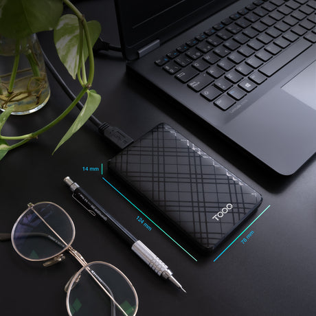 Boitier externe USB 3.1 TooQ TQE-2500 - S-ATA 2,5" (Noir)