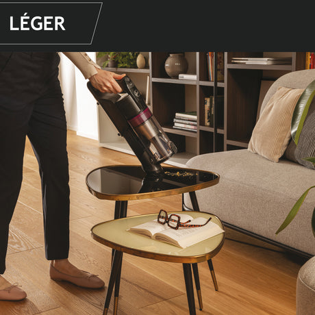 Hoover HF1 Plus Flex - Aspirateur Balai sans Fil avec Tube Flexible HF1P10HX - Léger & Puissant - Turbo Mode - Brosse Anti-Twist LED