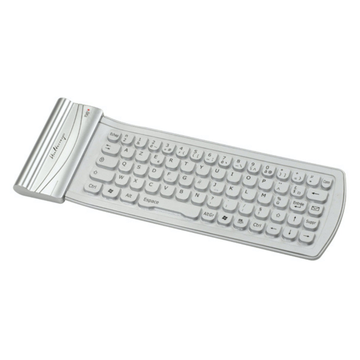 Mini Clavier Bluetooth en Silicone, Halterrego , Silver