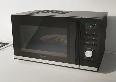 Micro-ondes Gril Candy Moderna CMGA23TNDB 900W 23L Digital Noir - Fonction Décongélation - 11 Niveaux de Puissance - 19 Menus Auto