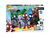 Puzzle Spidey et ses amis 45 pieces - Dessins animés et BD - NATHAN - A partir de 5 ans