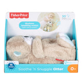 Fisher-Price - Ma Loutre Câlins Bonne Nuit - Peluche Veilleuse Bébé Musicale et Lumineuse - Jouet d'Eveil - Des la naissance FXC66