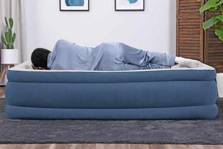 Bestway AlwayzAire™ Matelas gonflable une personne Twin avec double pompe intégrée 1,91 m x 97 cm x 46 cm