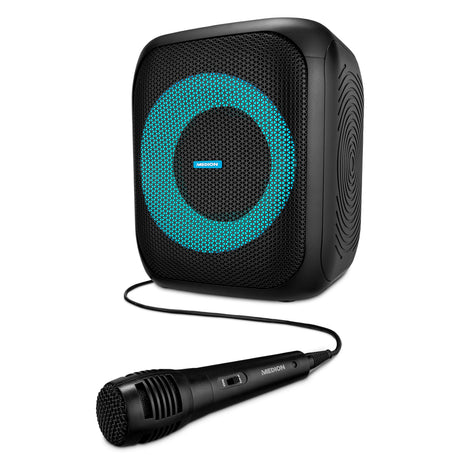 Enceinte - MEDION - Compact - 50W RMS - Anneau LED multicolore