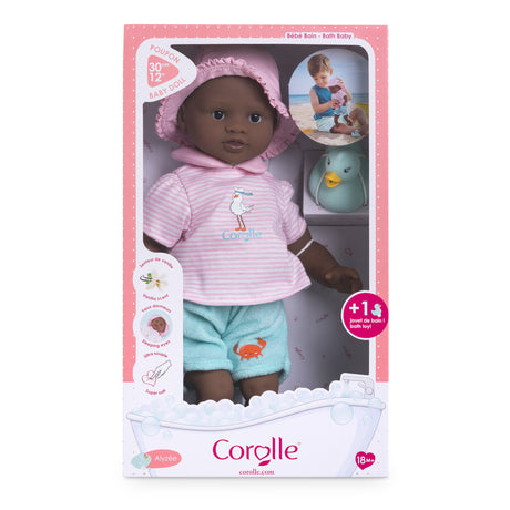 Poupon - COROLLE - Bébé Bain Alyzée - 30 cm - jouet de bain - des 18 mois