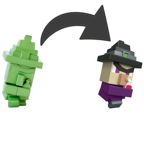 Minecraft-Mini-Tetes Modulables - Assortiment de figurines - Minecraft - HTK99 (modele aléatoire)