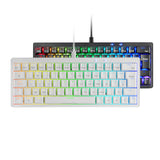 Clavier Gamer mécanique (Blue Switch) Mars Gaming MKMiniPro TKL RGB (Blanc)