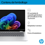 PC Portable HP OmniBook X Flip 2-en-1 14-fm0009nf - Windows 11 - 14 2K OLED - Core Ultra 5 226V - RAM 16Go - 512Go SSD - AZERTY