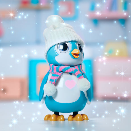 Pingouin interactif bleu - SILVERLIT - RESCUE PENGUIN - 20 émotions - Pack unboxing inclus
