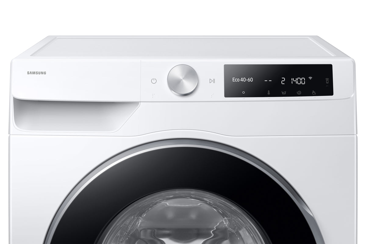 Lave-linge hublot SAMSUNG AI ecobubble™ WW11DG6B25LE - 11 kg - Digital Inverter - L60cm - 1400 trs/min - Classe A-10% - Blanc