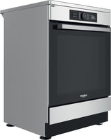 Cuisiniere a induction - WHIRLPOOL - WS68IB8ACX/FR/1 - 4 foyers - 2900 W - L60 cm - Inox