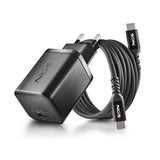 Chargeur secteur NGS Bud 1x USB-C 65W (Noir)