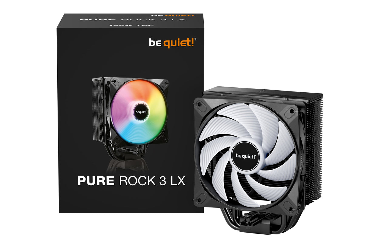 Ventilateur processeur be quiet! Pure Rock 3 LX RGB (Noir)