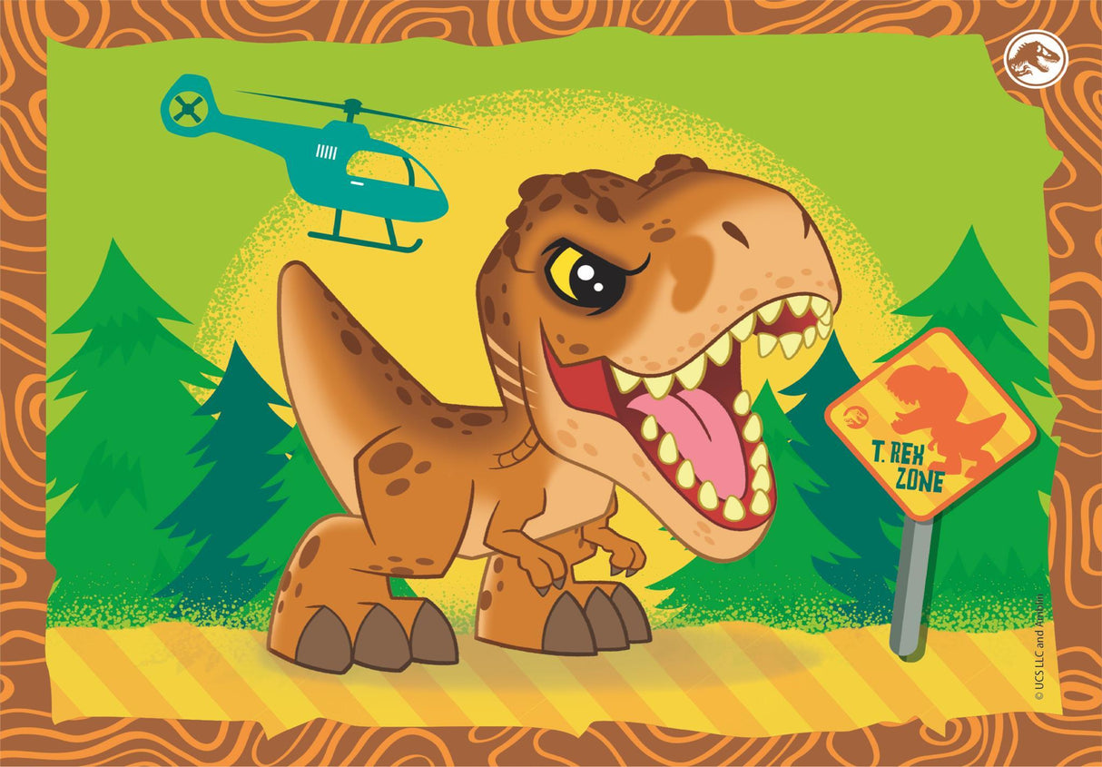 CLEMENTONI SUPERCOLOR 4 IN 1-JURASSIC WORLD PROGRESSIFS (12, 16, 20, 2