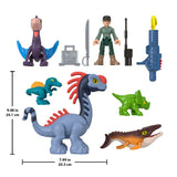 Fisher-Price Figurines Dinosaures Air, Mer, Terre - Jurassic World - Multipack Imaginext - Des 3 ans - JFR25