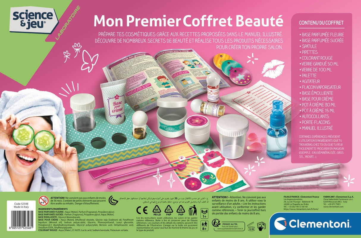 Mon premier coffret beauté - Clementoni - Science & Jeu - Jeux Scientifiques