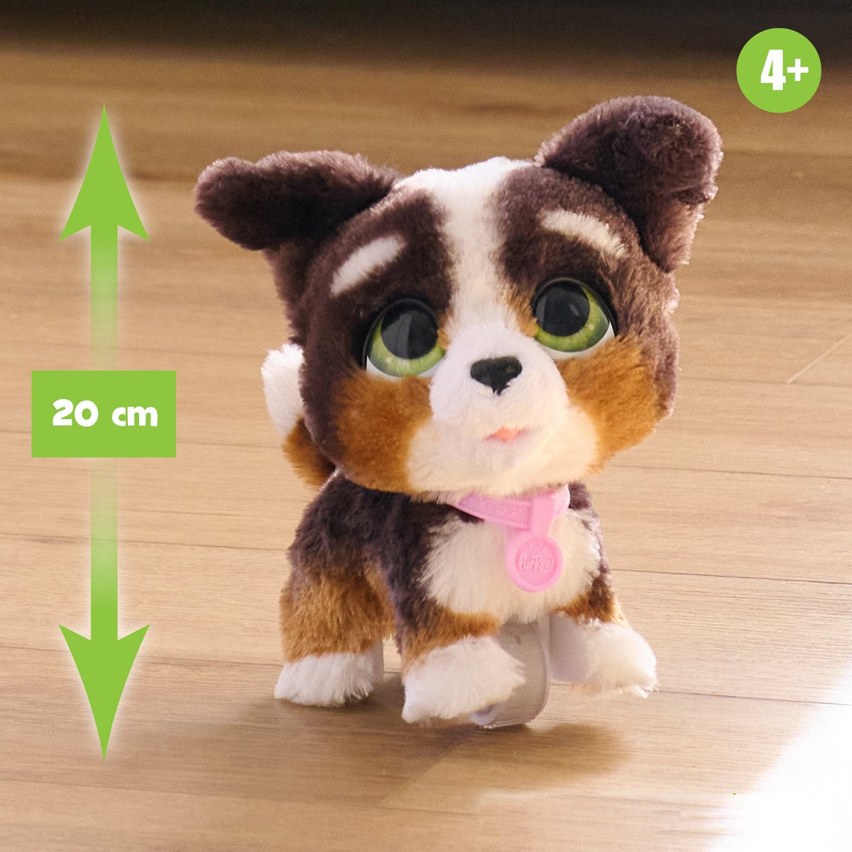 Jouet interactif - FURREAL FRIENDS - Chiot Grand Marcheur 23 cm - Animal interactif avec laisse