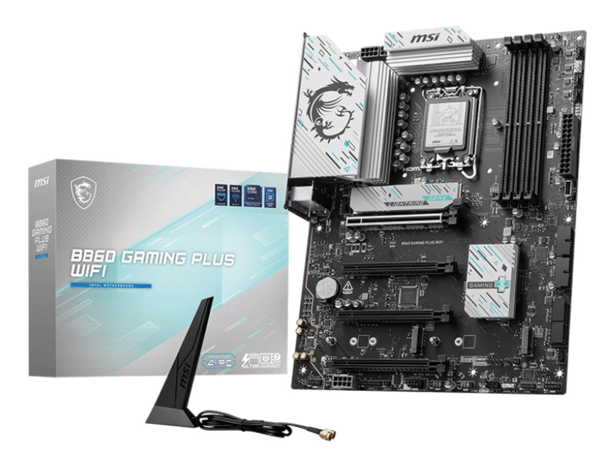Carte mere - MSI - B860 GAMING PLUS WIFI - LGA 1851 - DDR5-SDRAM - Wi-Fi 7