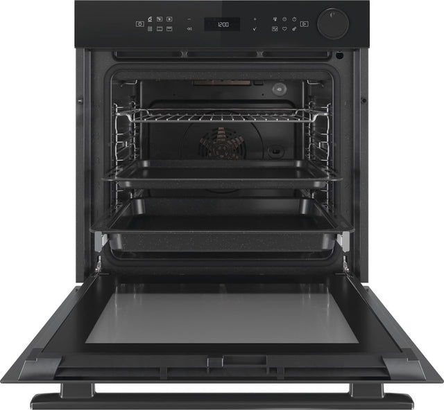 Four encastrable - Multifonction Pyrolyse - Vapeur - Chaleur pulsée - WHIRLPOOL - AKZ9S8270NB - Noir - Porte froide - 73 L - A+
