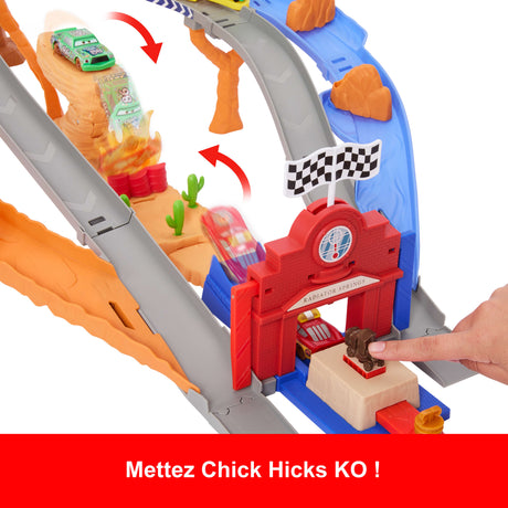 Cars - Piste de Course Rescue Road - Coffret de quatre véhicules - Disney Pixar Cars - JFL57