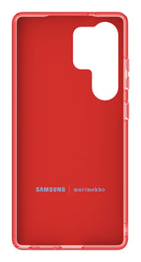 Coque pour Samsung Galaxy S25 Ultra Motif Floral Unikko Samsung Rouge