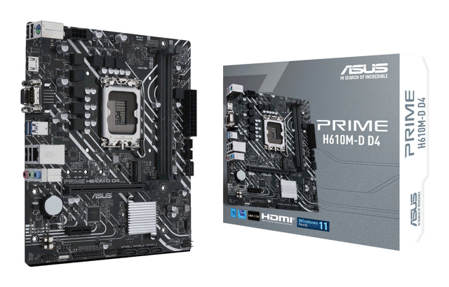 Carte mere - ASUS - PRIME H610M-D D4 - Intel H610 LGA 1700 micro ATX