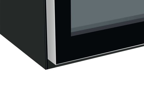 Cave a vin de vieillissement - HAIER HWS188GAE - Pose libre - 188 bouteilles - Mono zone - H185 x L59,5 cm - Noir