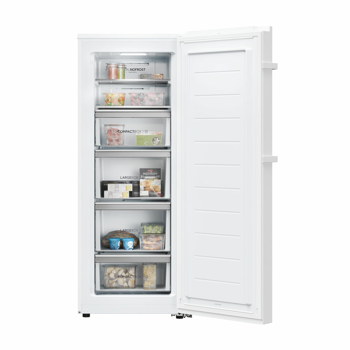 Congélateur Armoire HAIER 226L - H4F226WEH1 - Série 3 - Total No Frost - Connectivité -Classe E - Blanc