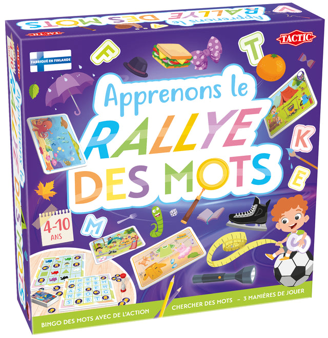Apprenons le Rally des Mots - Jeu éducatif - TACTIC - 2 joueurs et plus - Des 4 ans