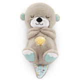 Fisher-Price - Ma Loutre Câlins Bonne Nuit - Peluche Veilleuse Bébé Musicale et Lumineuse - Jouet d'Eveil - Des la naissance FXC66