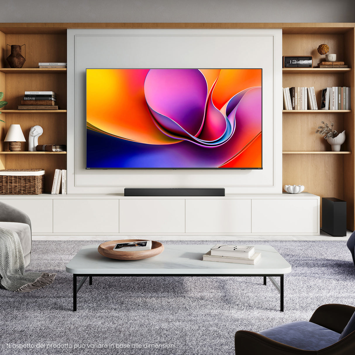 Hisense 55A6Q - TV LED 55 (139 cm) - 4K UHD 3840x2160 - HDR10+ - TV connecté - 3xHDMI 2.1 - WiFi