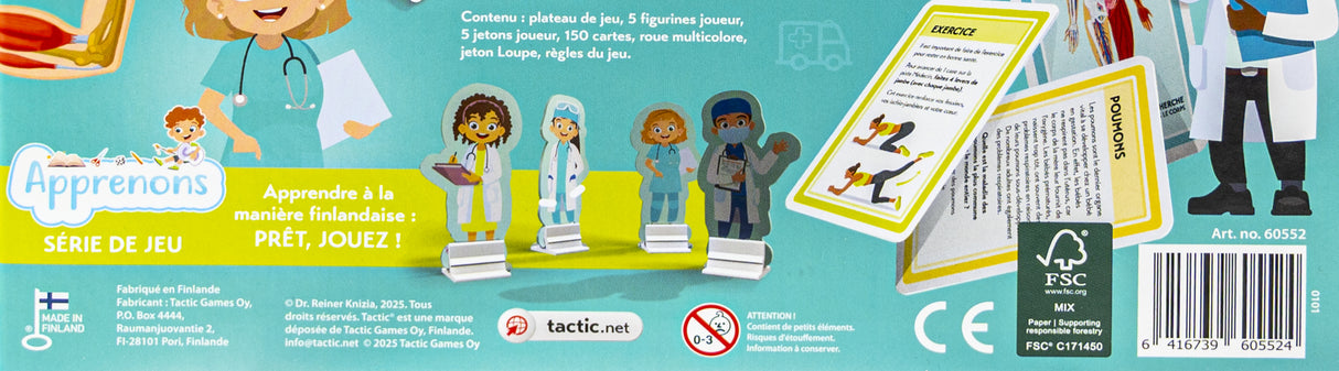 Apprenons le corps humain - Jeu éducatif - TACTIC - 2 joueurs et plus - Des 7 ans