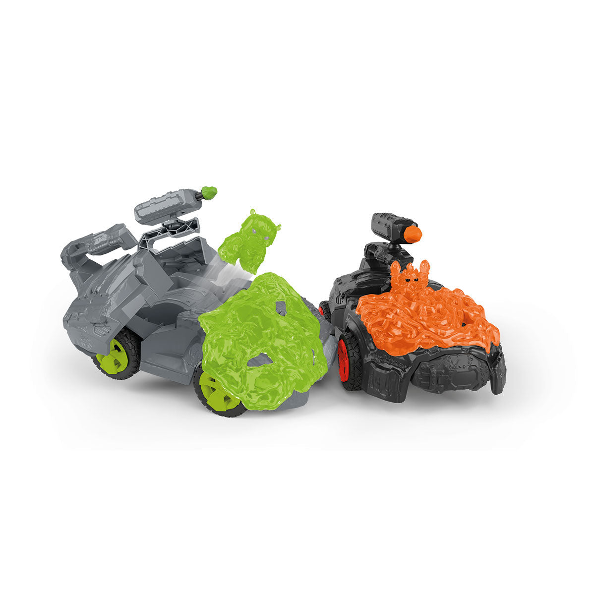 Crashmobile de Pierre avec Mini Creature, Coffret voiture avec figurine fantastique, Schleich 42670 Eldrador Creatures