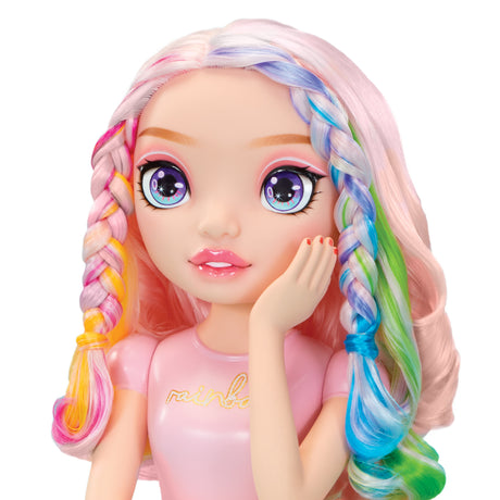 Rainbow High - Tete a coiffer Bella - 33cm - Colore ongles et cheveux - Des 4 ans