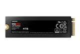 SAMSUNG - 990 PRO avec dissipateur- SSD Interne - 4 To - NVMe M.2 PCIe 4.0x4 - Vitesse lecture jusqu'a 7 450 Mo/s